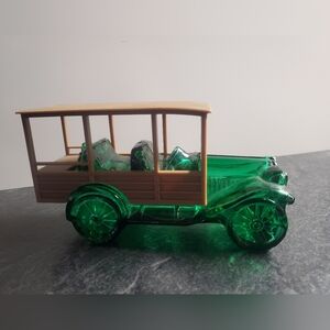 Avon Green and Tan Vintage Collectable Car